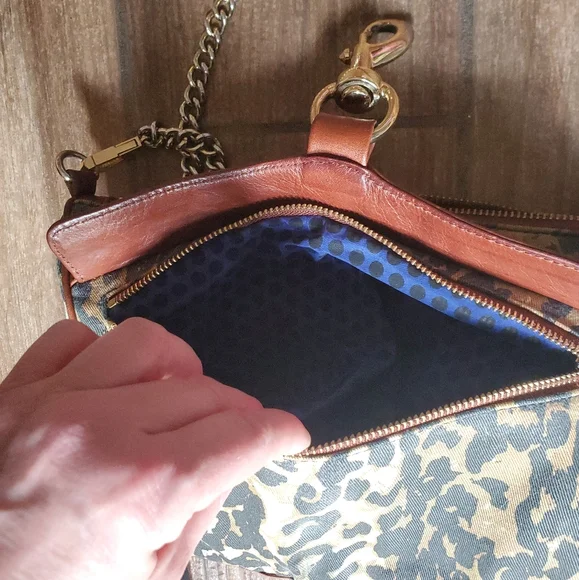 Rebecca Minkoff Leopard Mac Daddy Chain Crossbody Bag. - Picture 15 of 15